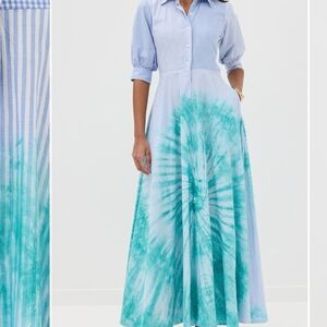 BUSAYO Blue and Green Women's Dress SIZE XS BRAND NEW WITH TAGS